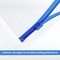 Small Zipper Plastic Envelopes (Blue, Yellow, White, Green, Red)